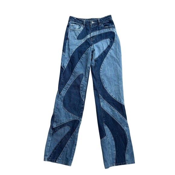 Jaded London Jeans Jaded Man & Curly Fry Slouchy Boyfriend Fit Size 25 NEW - Picture 4 of 11